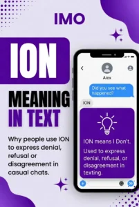 ION Meaning in Text