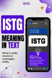 ISTG Meaning in Text