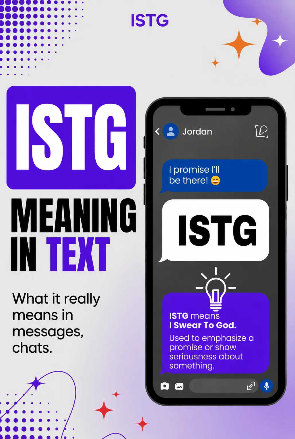 ISTG Meaning in Text