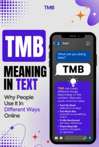 TMB Meaning In Text