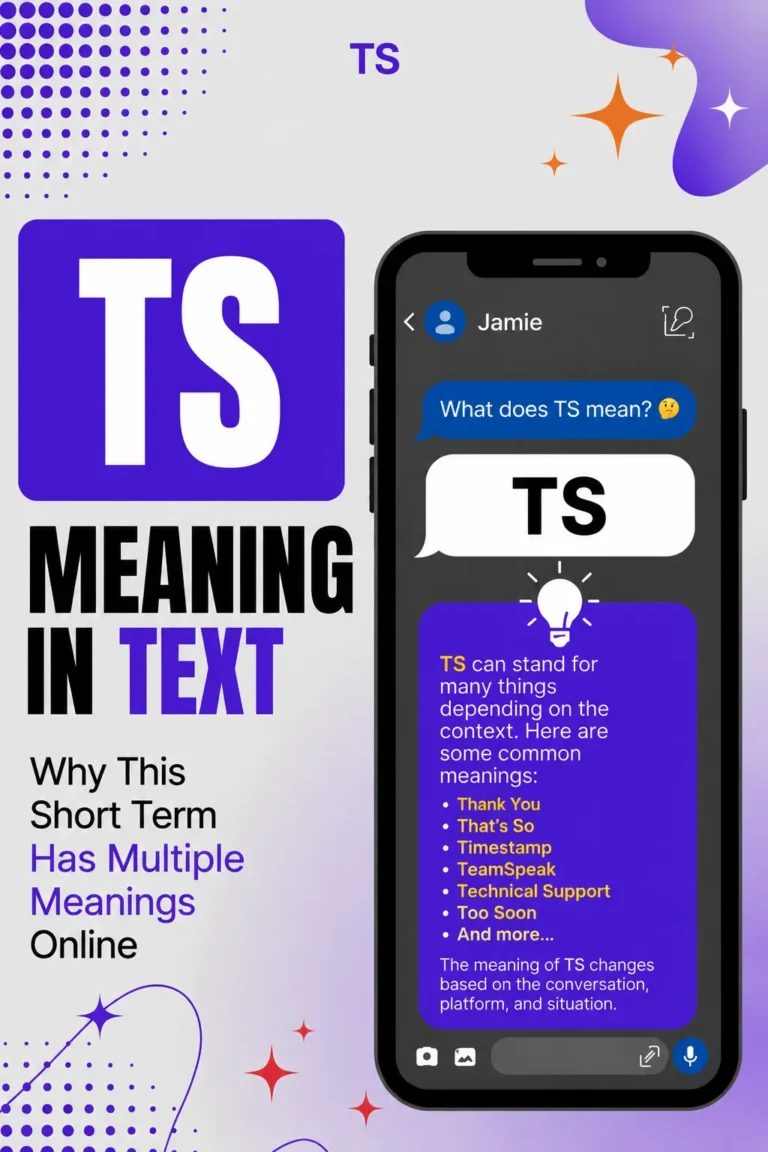 TS Meaning In Text