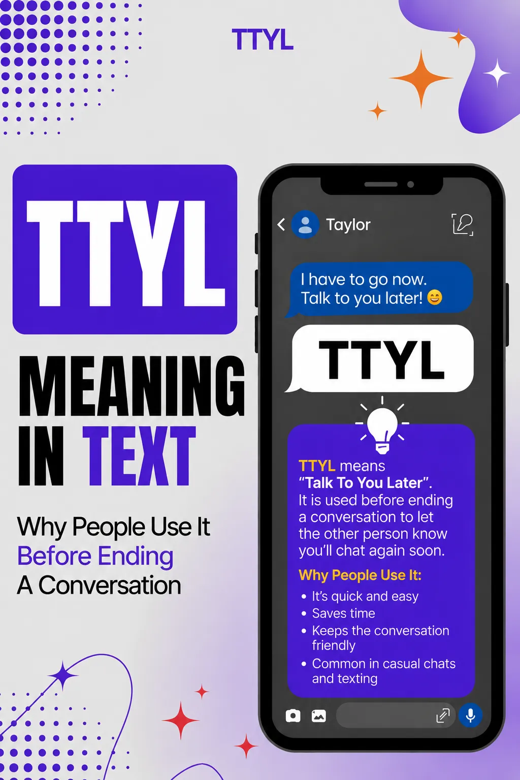 TTYL Meaning In Text