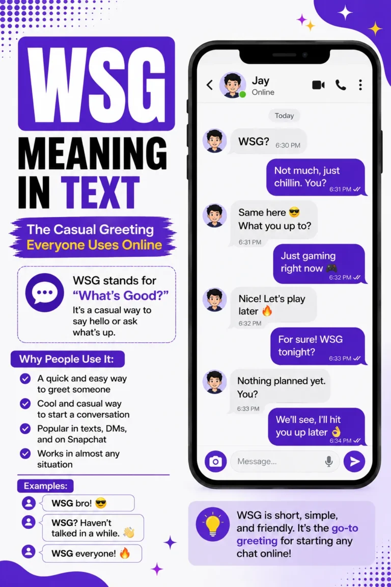 WSG Meaning In Text