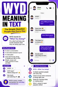 WYD Meaning In Text