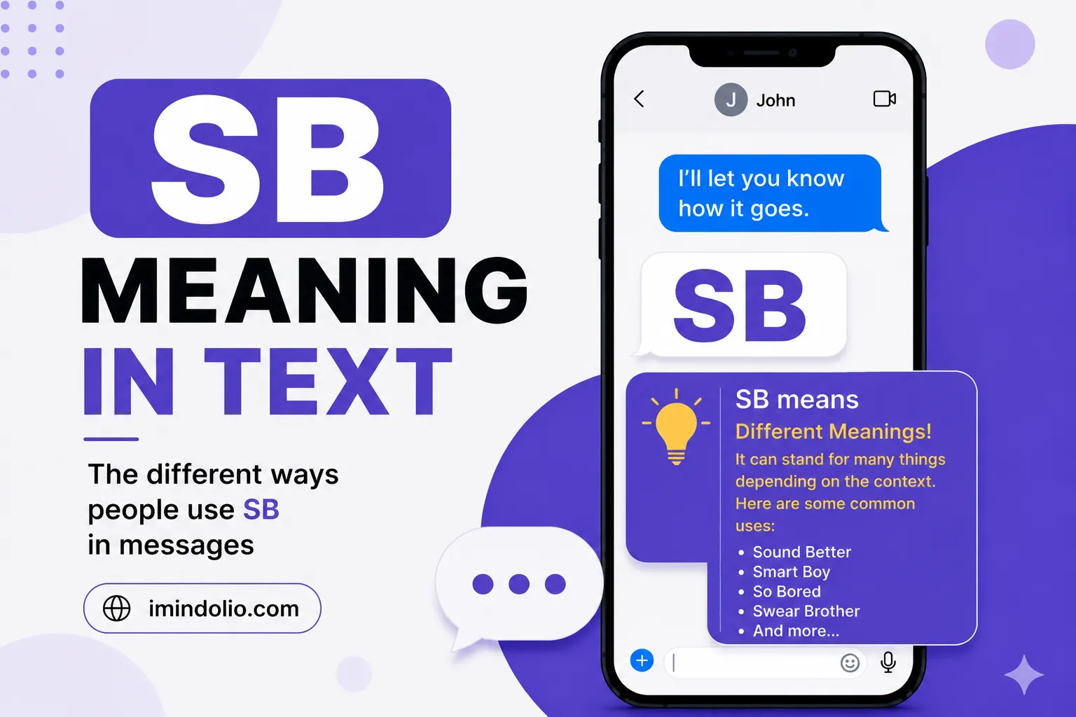 SB Meaning In Text