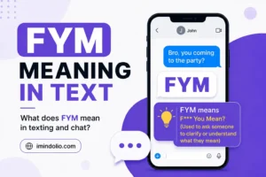 FYM Meaning in Text