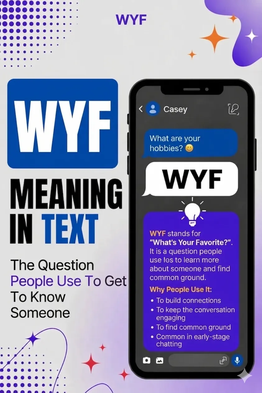 WYF Meaning In Text