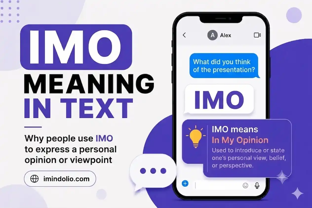 IMO Meaning in Text