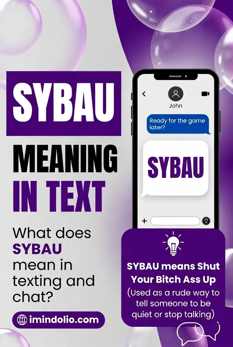 SYBAU Meaning In Text