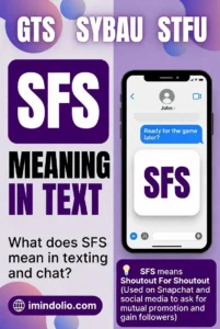 SFS Meaning In Text